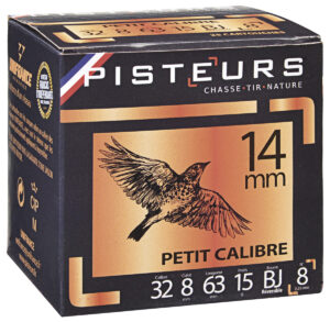 14 MM CARTOUCHES PISTEURS PLOMB 9 PAR 25