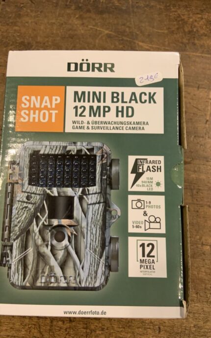Caméra Dörr mini black 12MP HD (observation et surveillance du gibier)